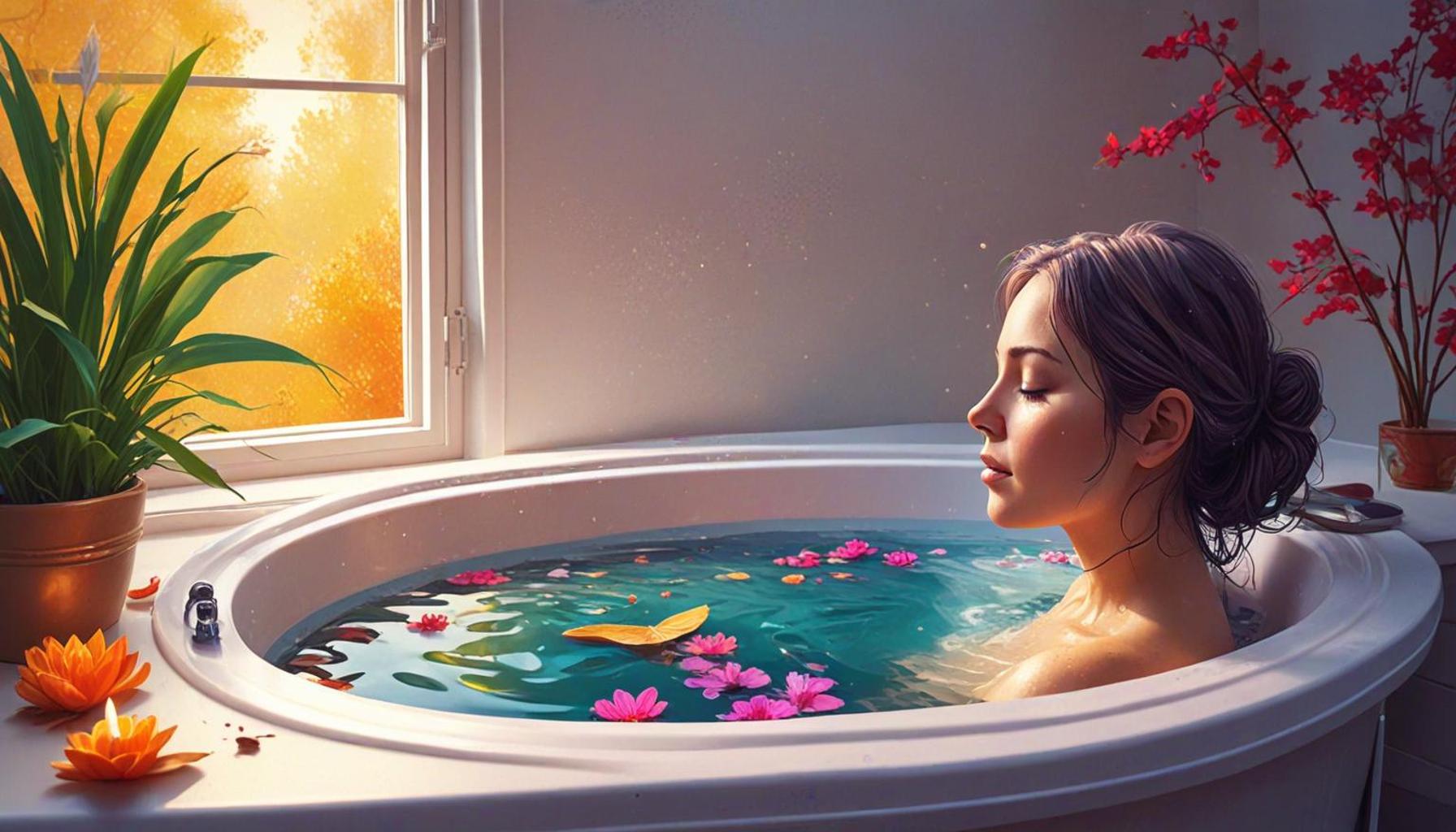 The Practice of Gratitude During Bathing: Meditations to Appreciate the Here and Now