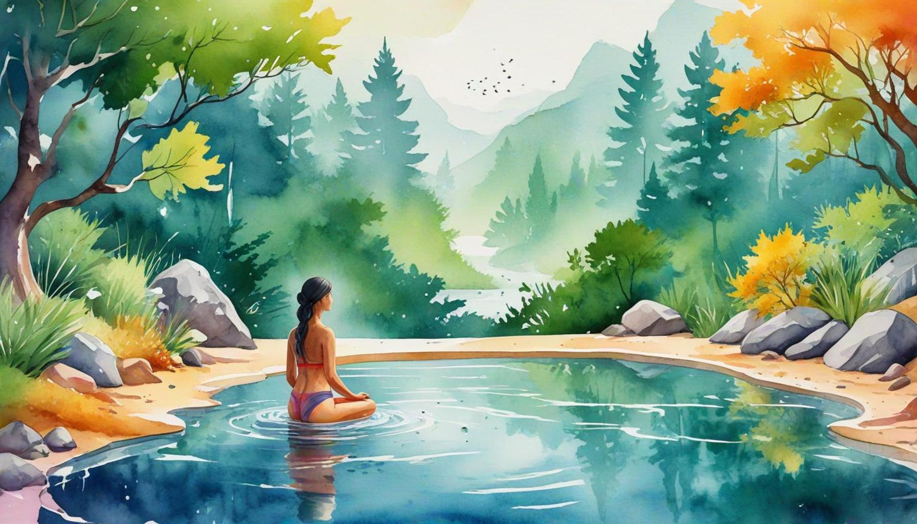 Nature Connection Bath Meditation for Personal Energy Sustainability