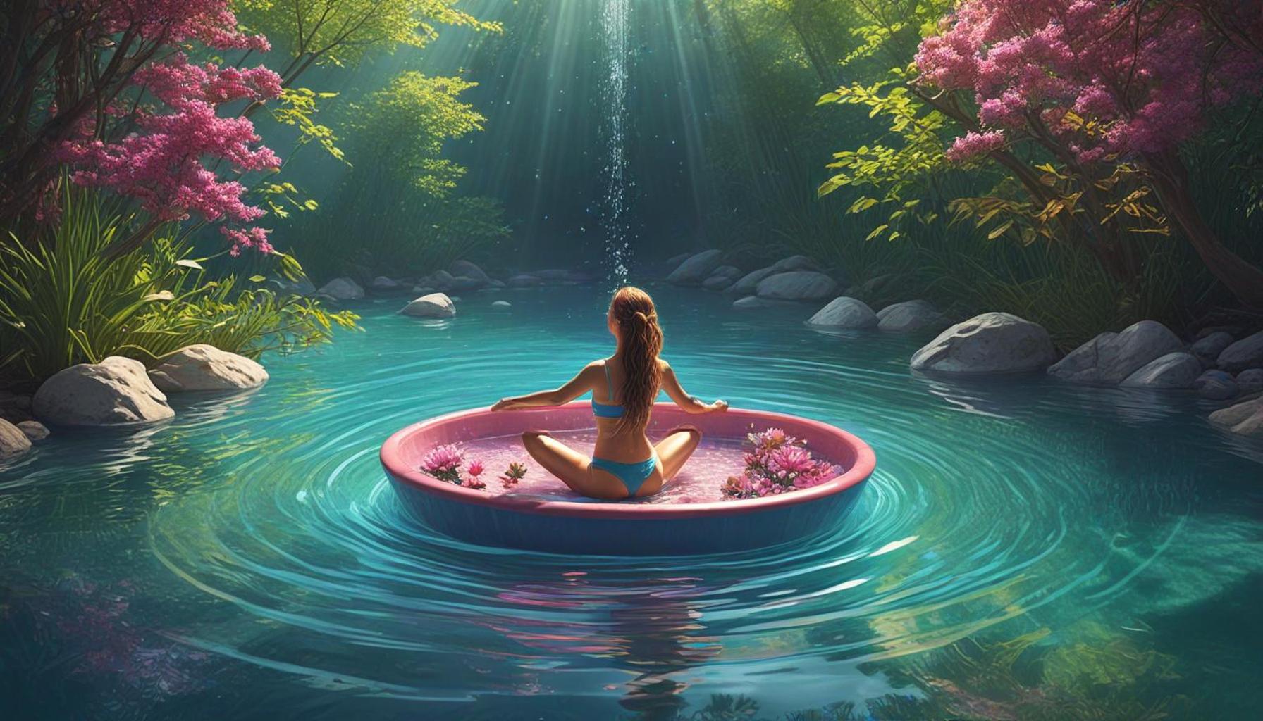 Transforming Stress into Serenity: Benefits of Water Therapy in Daily Meditation